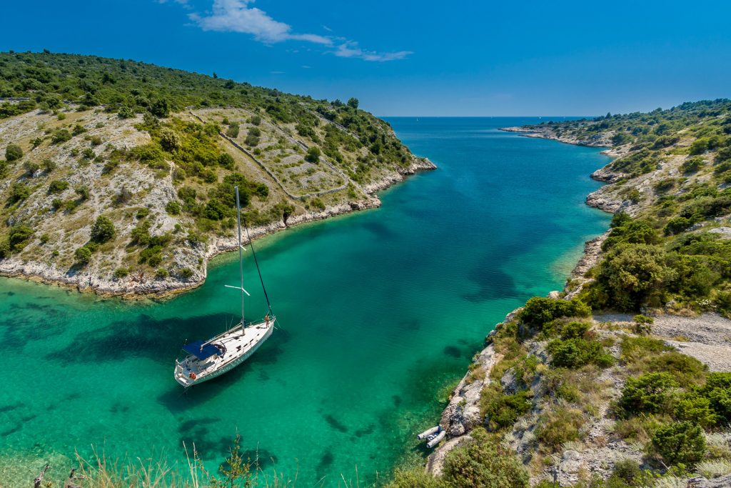 Bateau, Mer Adriatique, Croatie