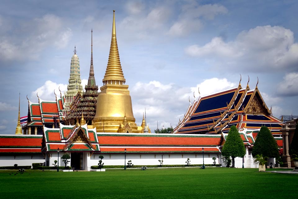 Temple à Bangkok, Thaïlande, Asie