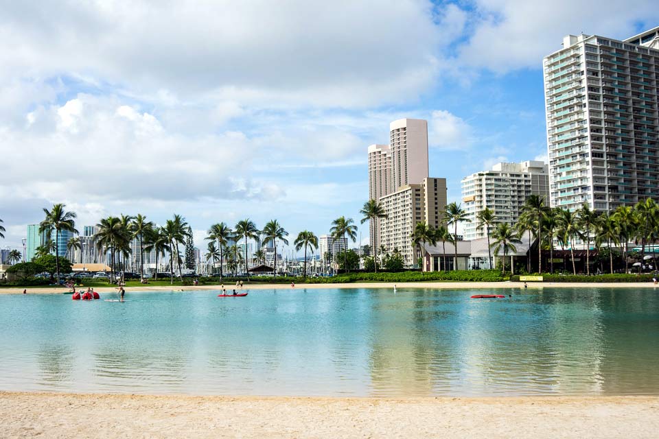 Waikiki Beach à Hawaii