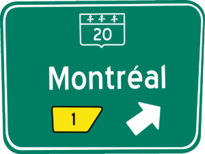 Panneau Montréal